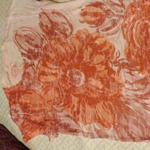 Life is good floral burnout shirt